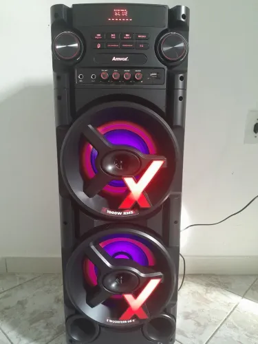 caixa de som amplificada amvox aca 1000 