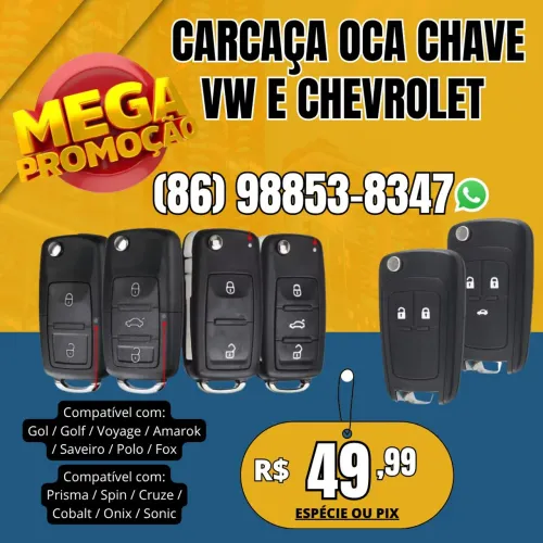 Chave Canivete Oca VW e Chevrolet