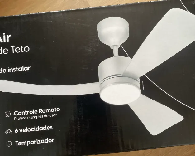 Ventilador de Teto Elgin Silence Air Branco - NOVO/LACRADO + NF