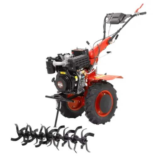 Micro Trator Motocultivador 10hp 406cc Diesel Partida Elétrica com Enxada Rotativa - NMCD1