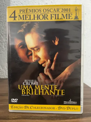DVD Uma Mente Brilhante - Com Russell Crowe - Vencedor Do Oscar