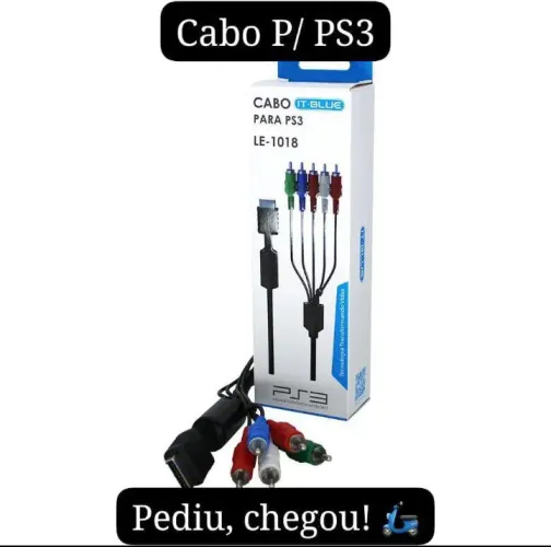 Cabo para PS3/PS2 (Delivery)