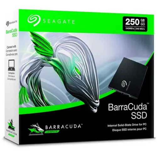 SSD BarraCuda 250gb - NOVO