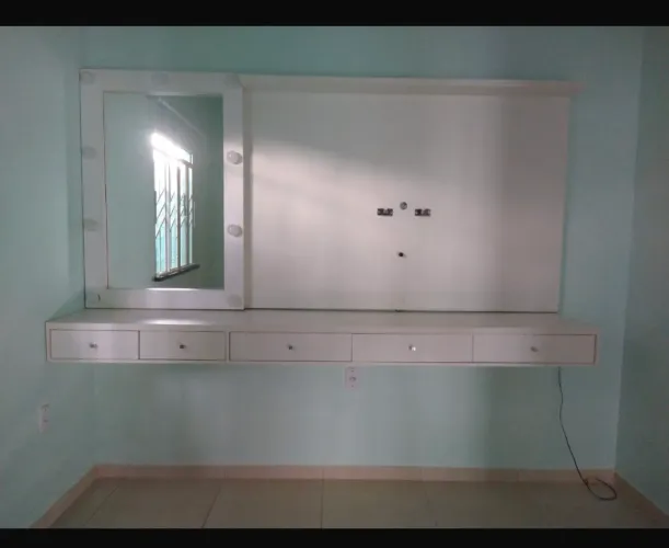 camarim com painel pra tv
