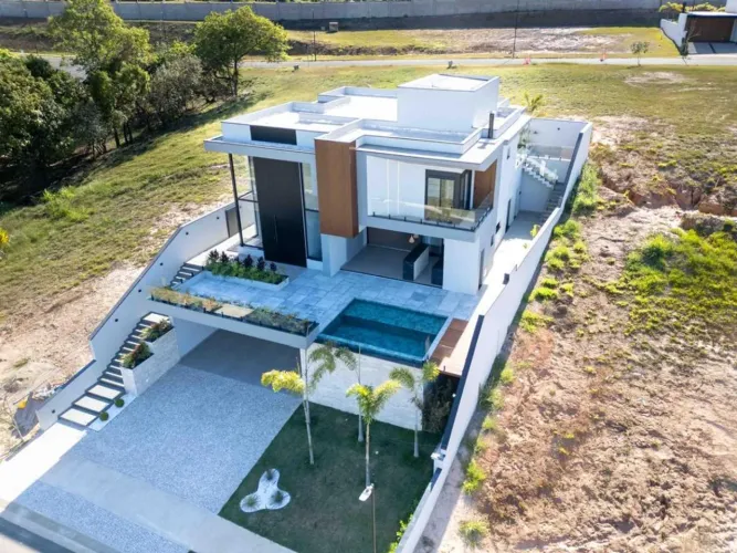 Sobrado à venda em Indaiatuba, Parque Villa dos Pinheiros, com 4 suítes, com 451.5 m²