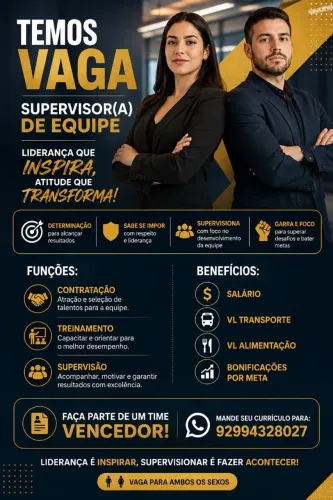 VAGA DE EMPREGO