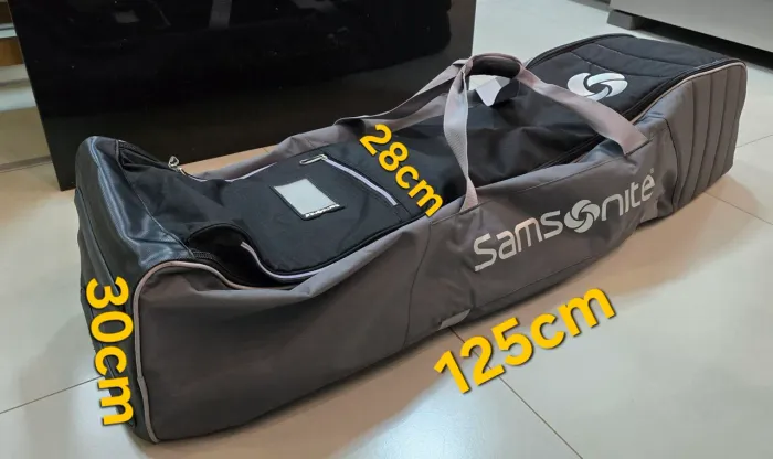 Mala Sansonite para tacos de golfe