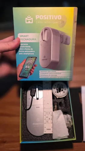 Smart Fechadura Positivo Casa Inteligente Nova na Caixa