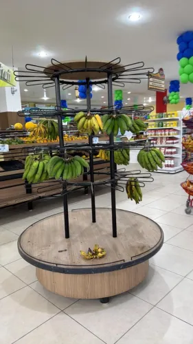 Expositor para Hortifruti - Bananeira - Marca Promarket