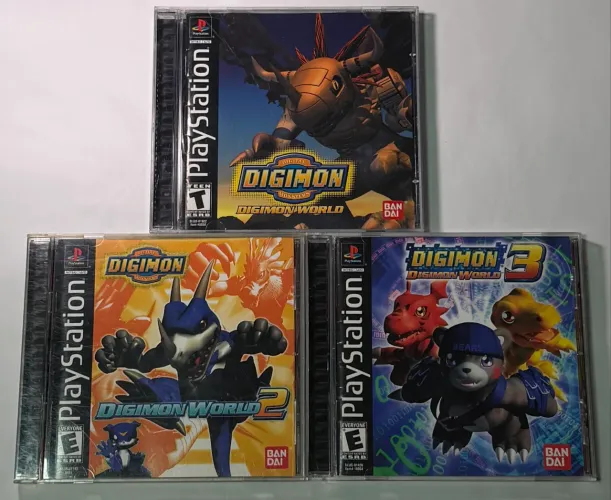 Trilogia digimon Ps1 original americanos