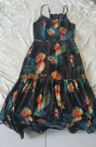 Vestido longo preto