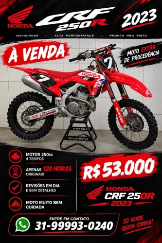 Vende-se Crf 250r 2023