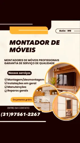 Montador de Móveis Betim e Região 