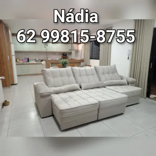 SOFÁ RETRÁTIL E RECLINÁVEL 102030