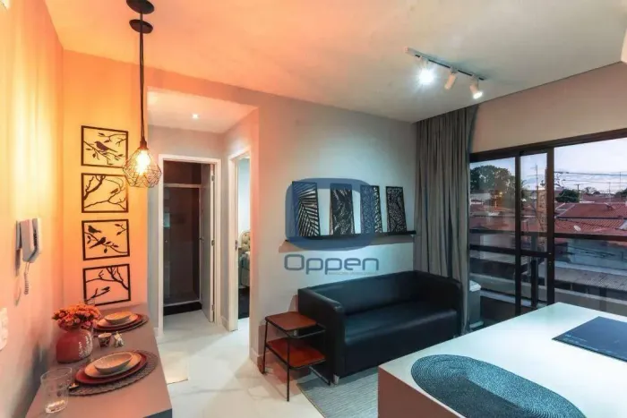 Apartamento com 1 dormitório para alugar, 33 m² por R$ 4.019,00/mês - Parque Industrial -