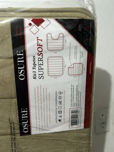 Tapetes + porta sabonete líquido