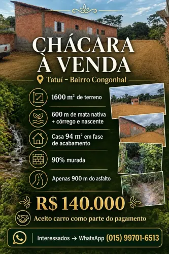 Chácara a venda 