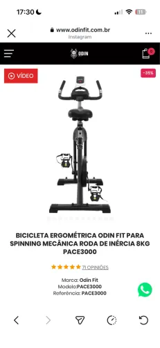 Vendo uma bike ergométrica
