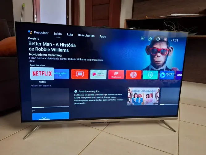 LINDA SMAT TCL 50 4K BORDA INFINITA