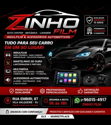 Insulfilm , multimídia e acessórios em geral