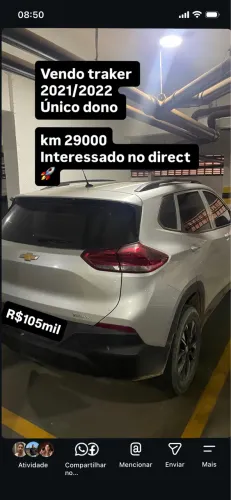 Chevrolet Tracker 1.0 Turbo 12V Flex Aut. (pcd) 2022