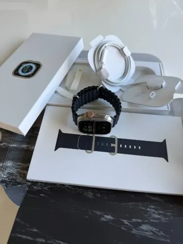 RELOGIO APPLE WATCH ULTRA MQET3LL/A PERFEITO ESTADO COMPLETO CAIXA SAUDE BATERIA 99%