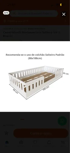 Cama Montessoriana Solteiro
