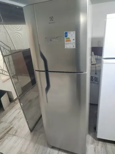 Geladeira electrolux duplex Frost Free inox (zerada)