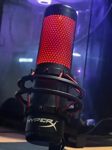 Microfone Condensador Gamer HyperX QuadCast USB