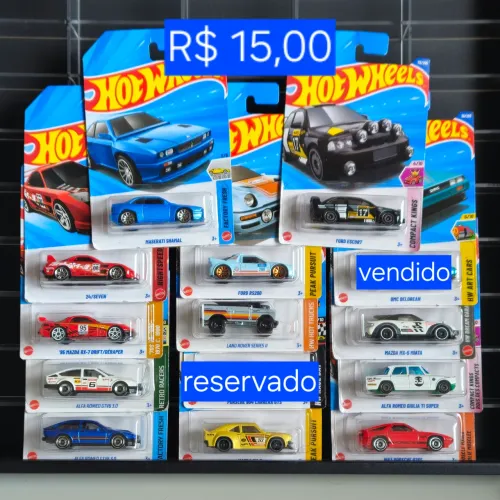 Coleção de HotWheels