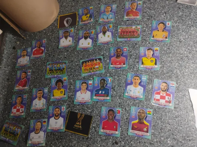 10 figurinha Avulsa Copa do Mundo Quatar 2022