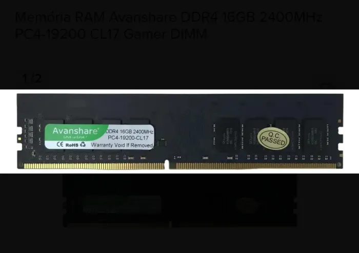 MEMÓRIA DDR4 16 GIGAS DESKTOP/ 3200 MGZ