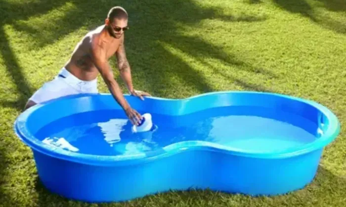 Piscina Polietileno modelo feijão de 1.000 litros Afort