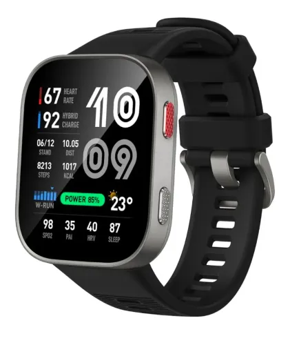 Smartwatch Amazfit Bip Max Gps Amoled Mapas Off Preto Prata