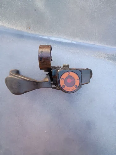 Rápid fire peça Shimano altus esquerdo coroa vintage