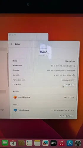 iMac 21.5 2017 NOVINHO TOP 