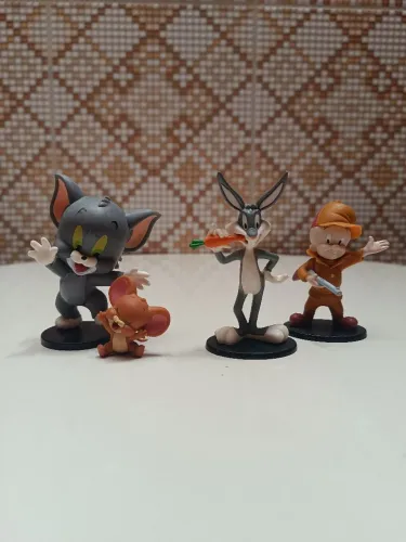 Conjunto Tom & Jerry + Pernalonga & Hortelino