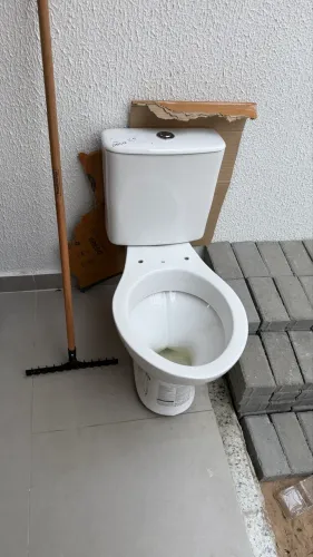 Vaso sanitário nunca usado
