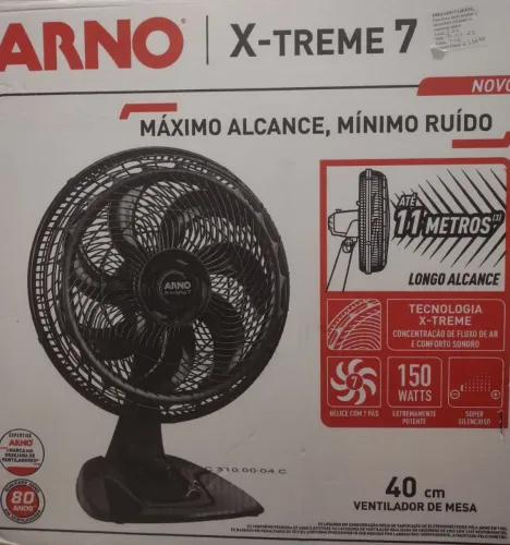 Ventilador Arno X-Treme 7 - 40 cm | 150W | 127V