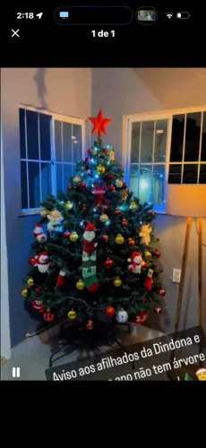 Árvore de Natal completa