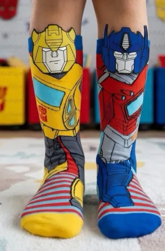 Meia maluca Transformers