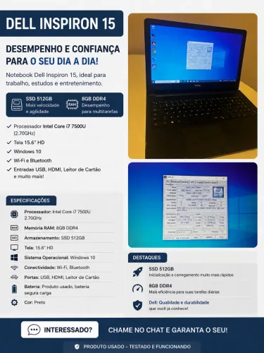 Notebook Dell Inspiron 15 