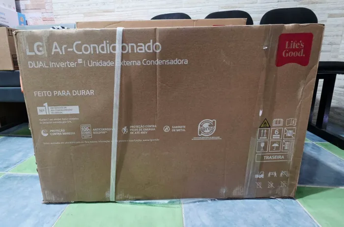 Ar Condicionado LG 15mil BTUs dual inverter wifi iA novo zero lacrado