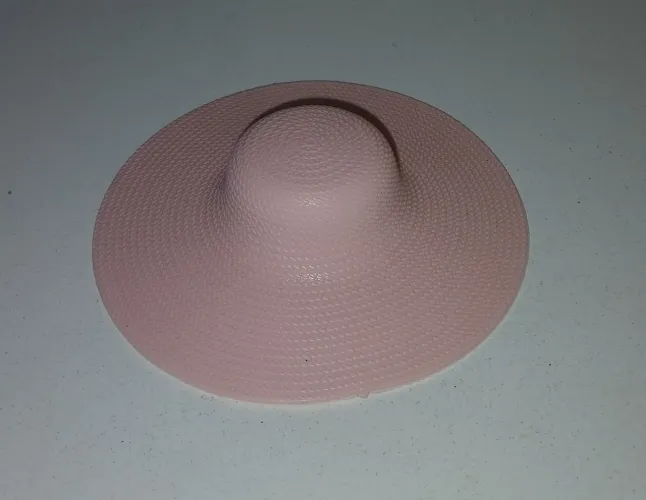ACESSORIO BONECA BARBIE CHAPEU ROSA FEDORA PLASTICO