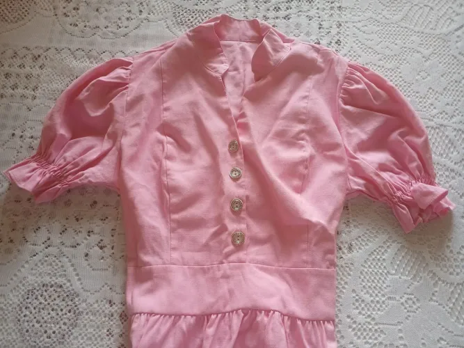 Vestido Rosa bebê NOVO