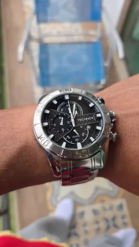 Relógio Technos OS.10.EA Stainless steel 100m resistência 