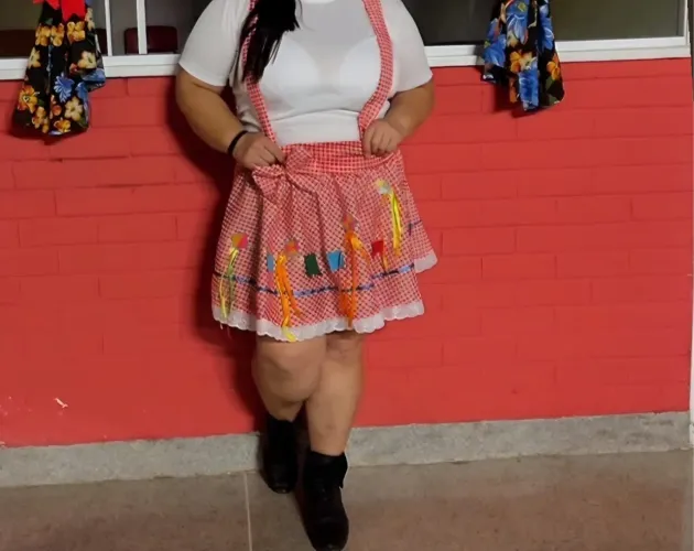 Vestido festa junina/ quadrilha adulto