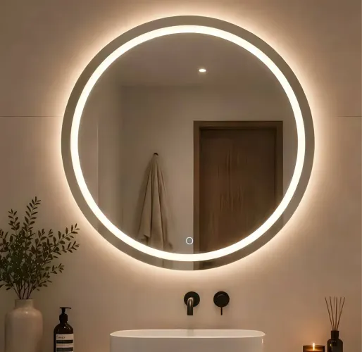 ESPELHO COM LED 50x50