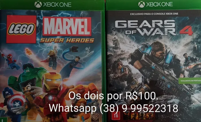 Jogos xbox one em ótimo estado