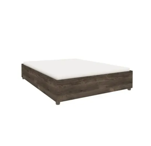 Cama Box Casal Mônaco Tcil cor cacau
